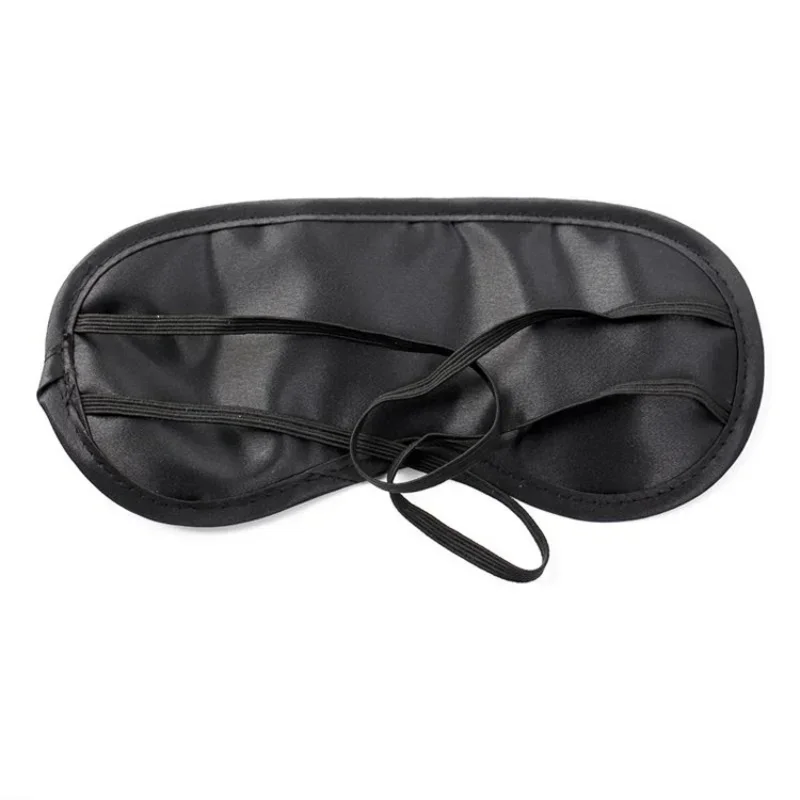 1PC Silk Eye Mask Eyeshade Cover Shade Soft Blindfold Travel Eyepatch Natural Sleeping Eye Patch Sleep Mask Women Men 5