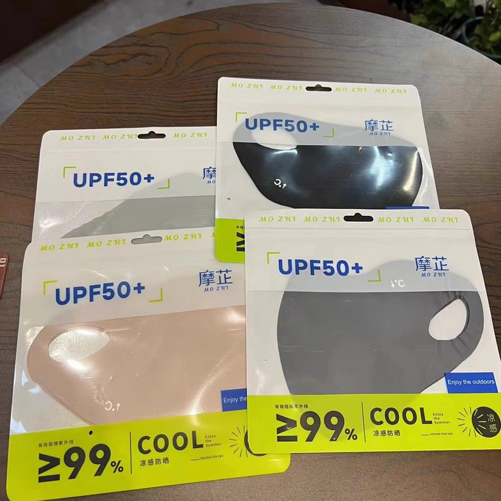 Summer UPF50+ Sun Protection Face Mask for Women Anti-UV Outdoor Riding Breathable Dustproof Eye Perior Protection Mask Men