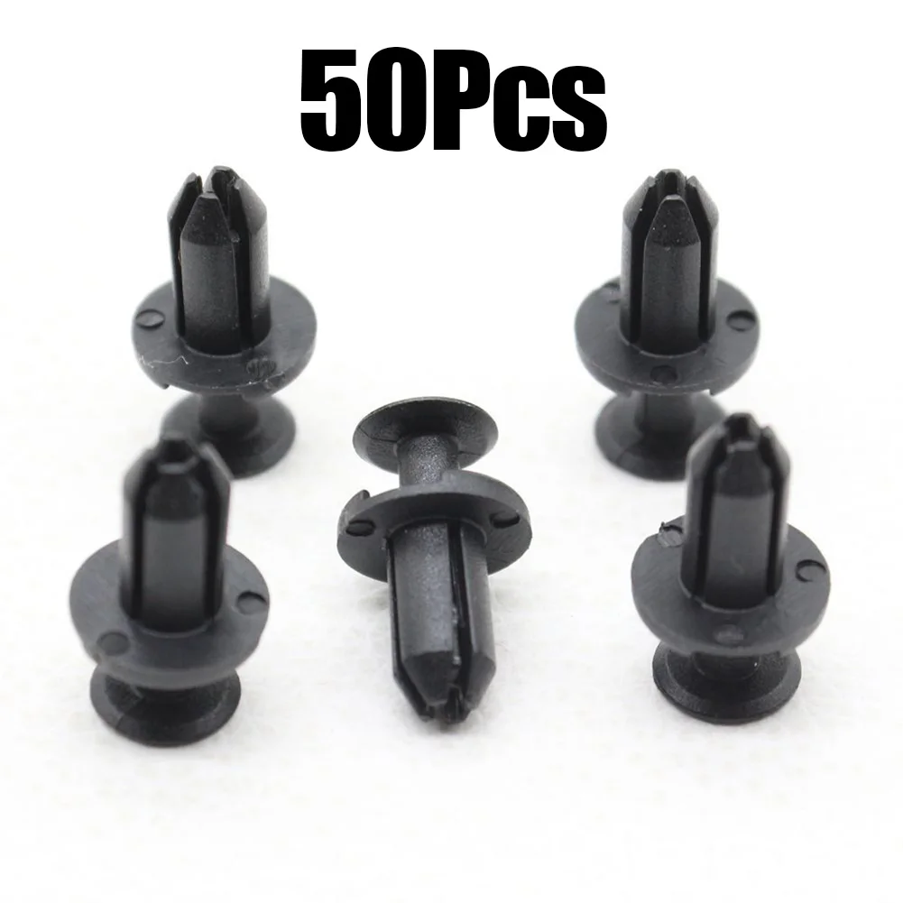 

10mm Bumper Clip Fasteners High-quality Lightweight Nylon Replacement Black Durable Interior Door Panels Bumper