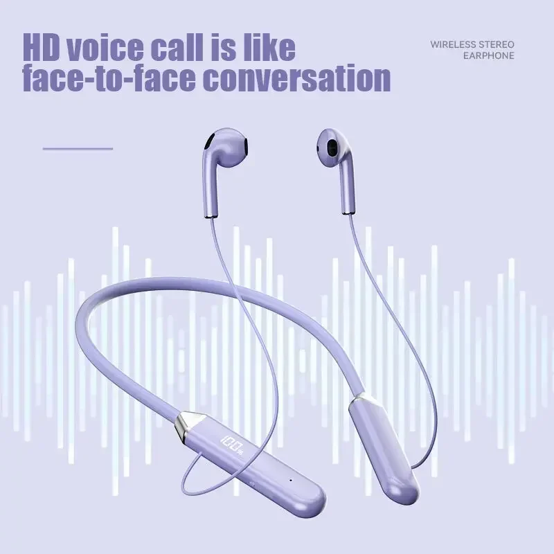 جديد الرياضة تشغيل سماعة بشريط حول ياقة الملابس سم...