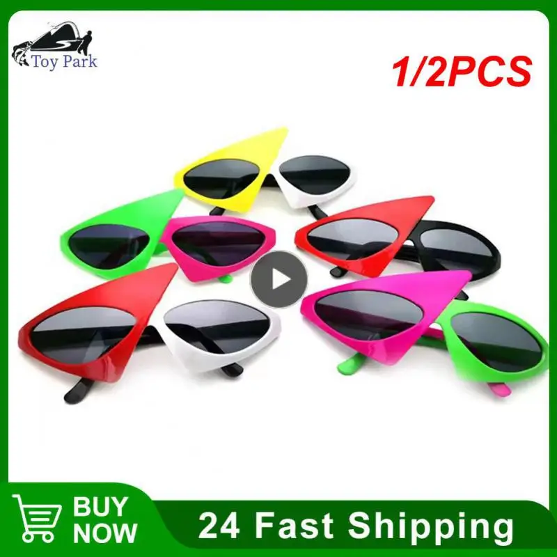 

1/2PCS Wear Resistant Heteromorphic Mirror Clear And Bright Unisex Fun Sunglasses Fashion Personality Comfortable To Wear