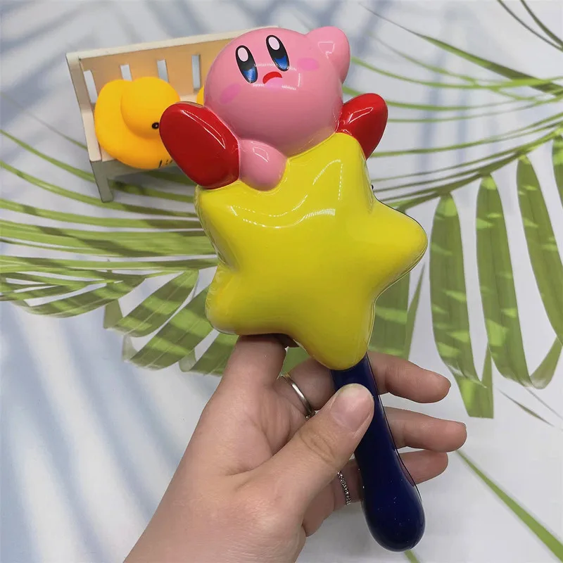 Anime Kirby Airbag Comb Printing Children\'s Comb Massager Hairdressing Comb Anti-static Cute Girls Portable Air Cushion Comb