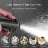 5 Modes Black Bath Shower Head Rainfall High Pressure Water Saving Adjustable Showerhead Holder Stop Button Bathroom Accessary 6