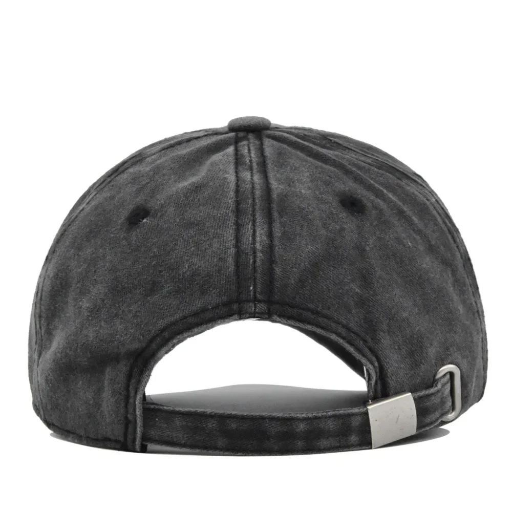 Unisex Washed Cotton Cap Coconut Tree Embroidery Baseball Cap For Men Women Streetwear Dad Hats