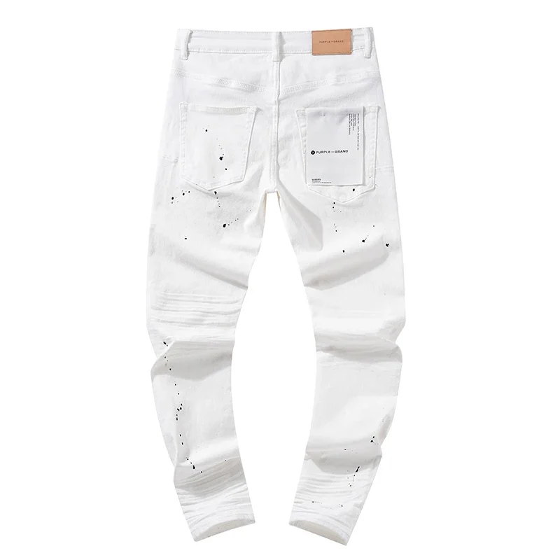 Washed Pants Vintage 2025 Arrival Jeans Casual White High Quality Simple Trousers Street Men Woman 3