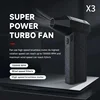 Xiaomi Mijia New X3 Violent Blower Mini Turbo Jet Fan Handheld Brushless Motor 130000 RPM Wind Speed 52m/s Multi Functional Fan 3