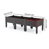 Plastic Raised Garden Bed with Legs Raised Planter Box Container with Drainage Holes Elevated Propagation Large Flower Pot Box 5