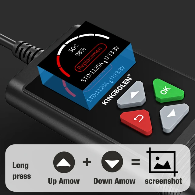 Tester Per Batteria Auto 12V - Kingbolen BM580, Analizzatore Digitale Per CCA, Ah, SOH E SOC - Foto 6