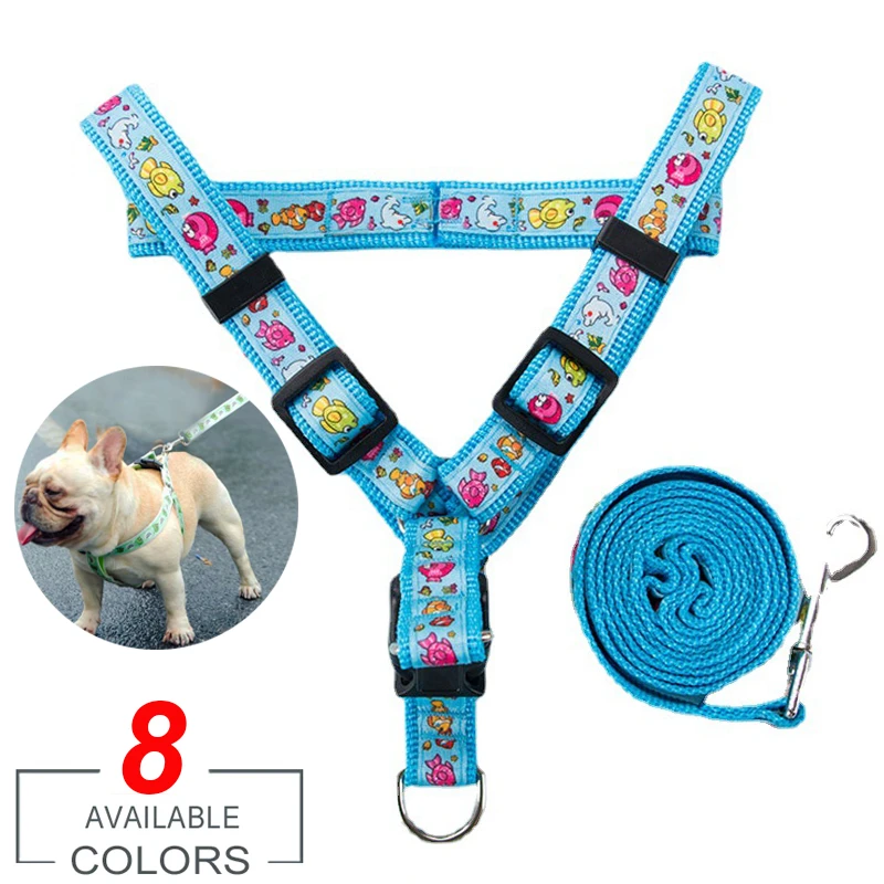 Arnés para perros y gatos pequeños y medianos, ajustable, para chaleco, cachorro, caminar aire Chihuahua, Terier, Schnauzer|Arneses| - AliExpress
