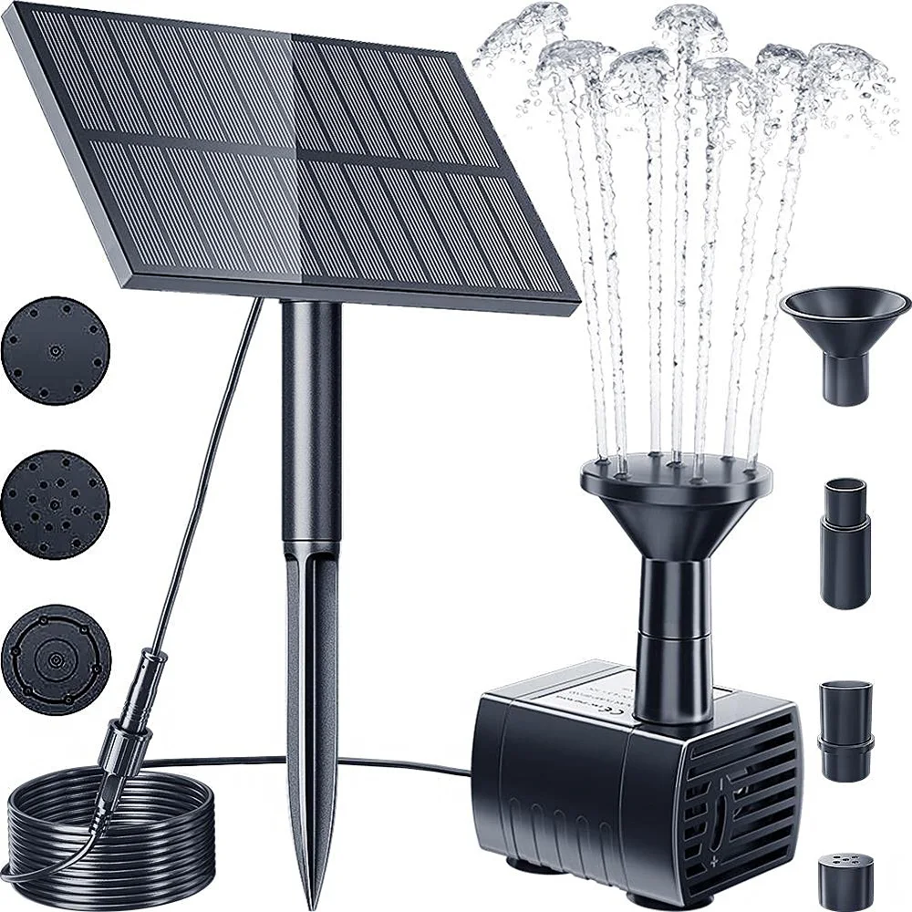Solar Fountain Water Pump Kit Solar Powered Water Fountain With Stake For Outdoor Bird Bath Pond Pool Garden Fish Tank Yard solar fountain solar fountain pump water fountain garden pond fountain solar water pump bird bath bird bath supplies