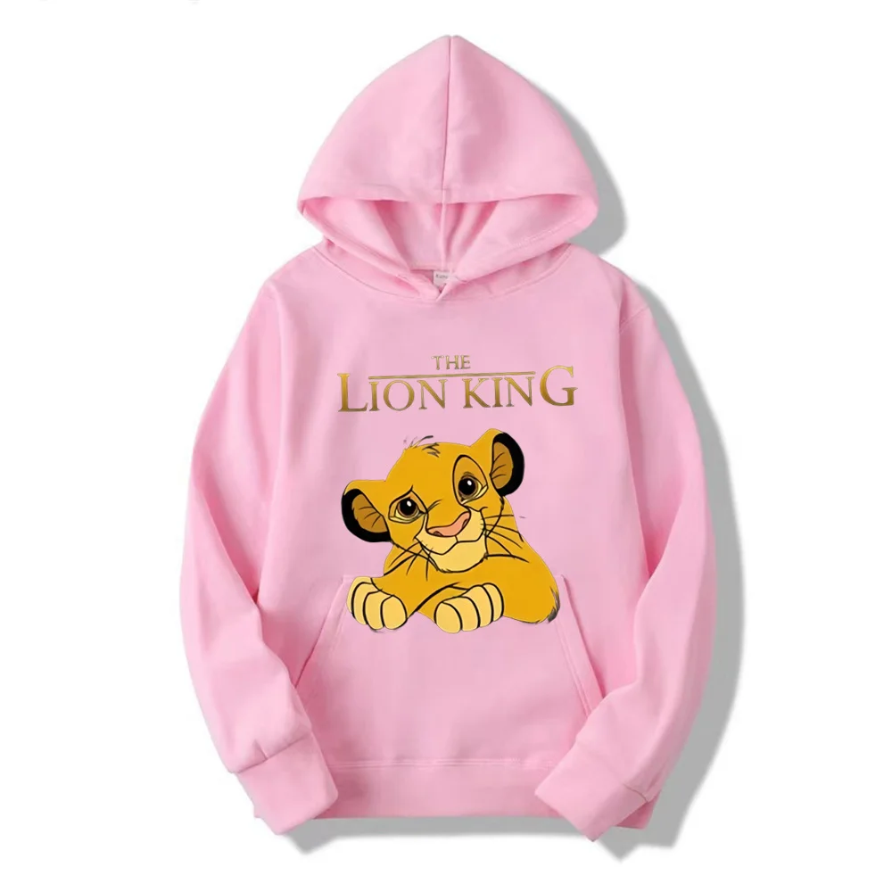 thumbnail image 1 of Disney-Sudadera con capucha del Rey León para mujer, suéter de dibujos animados a la moda, ropa de calle Kawaii, Otoño, novedad de 2024, 1 of 4