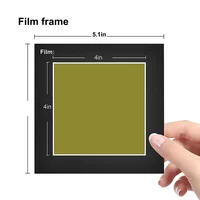 Magnetic Field Viewing Film,Magnetic Field Detector to See Magnetic Fields for Scientific Project Teaching 4 x 4 Inch 2
