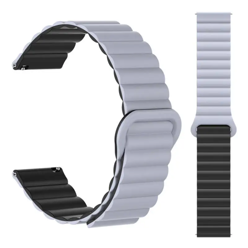 Silicone Magnetic Loop Band, 20mm & 22mm