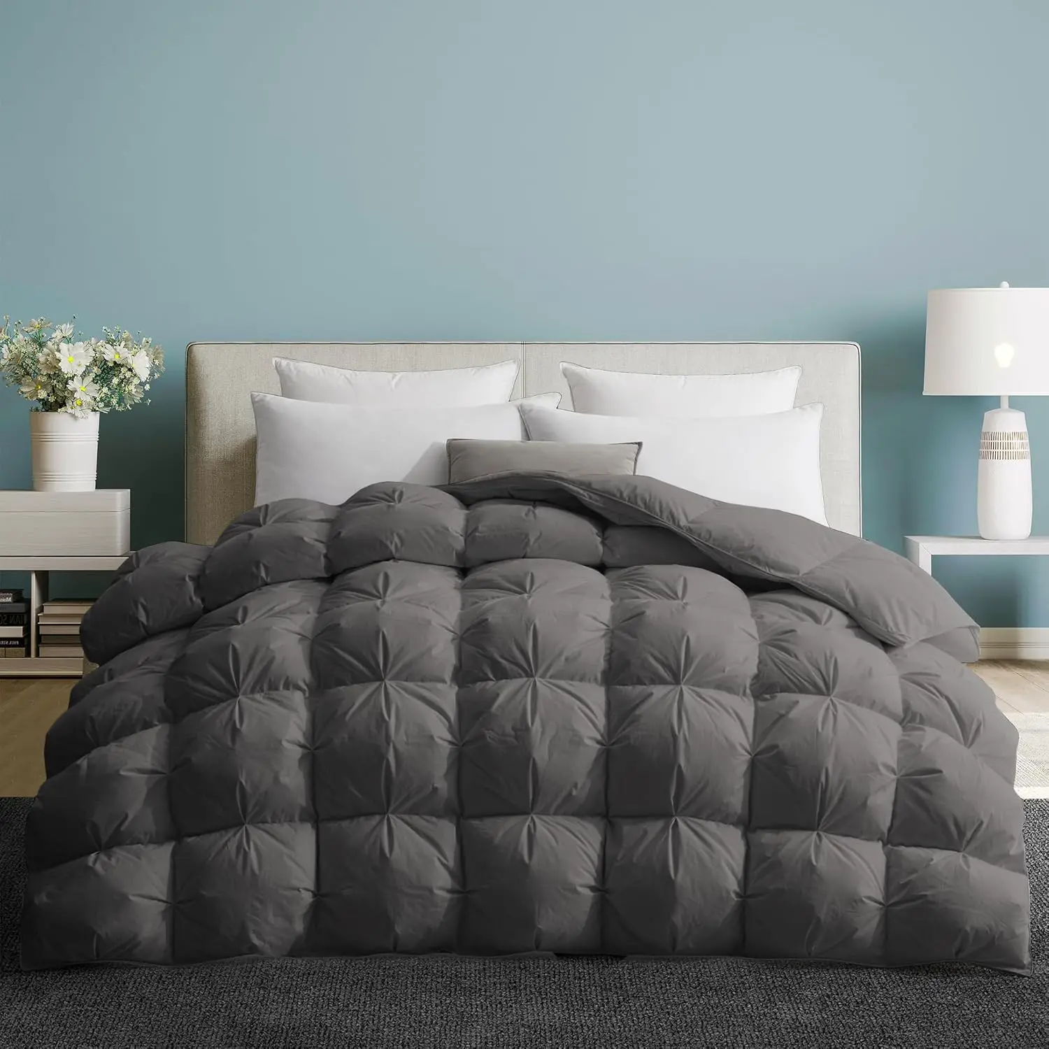 Pinch Pleat-d Grey