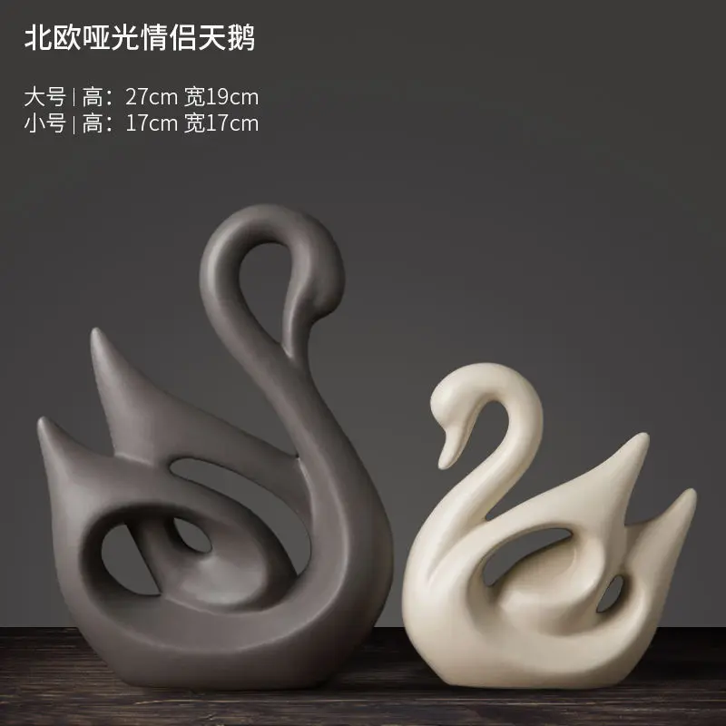 Simple Modern Ceramic Figurines Livingroom Ornament Home Furnishing  Decoration Crafts Office Coffee Accessories Wedding Gift - Price history &  Review, AliExpress Seller - Dropshipping . Store