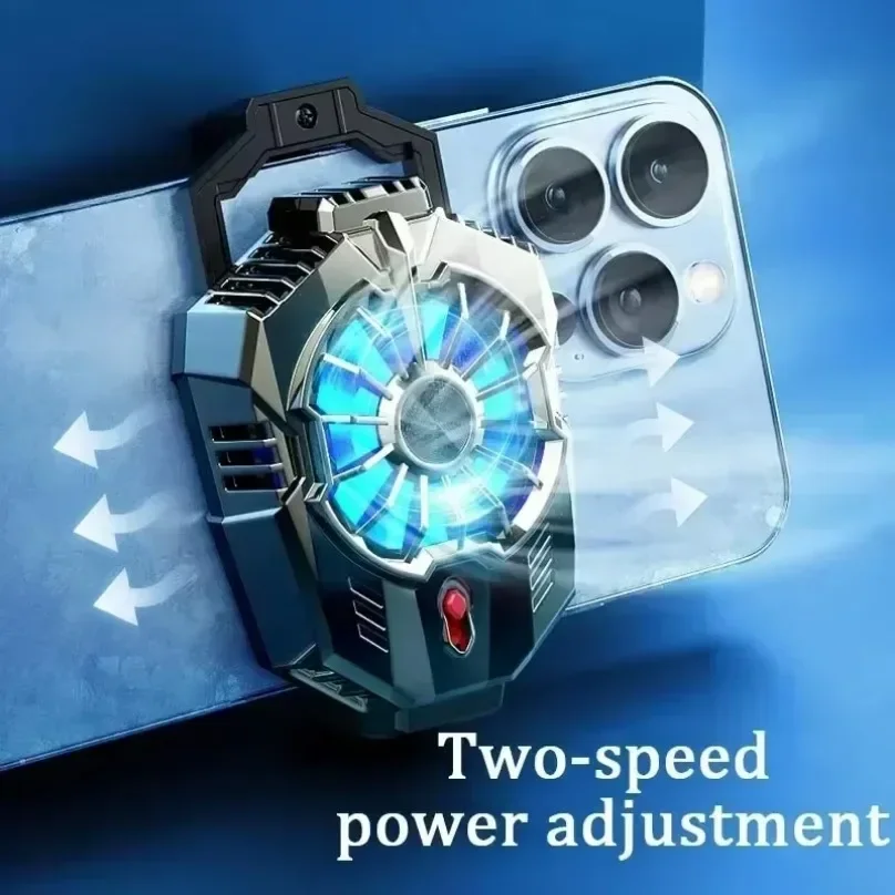 phone cooler Magnetic Mobile Phone Cooling Radiator Fan Two Speed Adjustable Semiconductor Ice Sealed Radiator IPhone Samsung Xiaomi