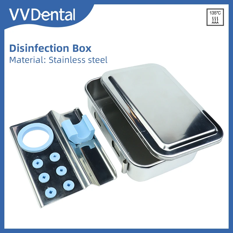 

Dental Box Steel Square Sterilization Case Disinfection Tray for Ophthalmic Surgical Instrument Tools Sterilizing Organizer