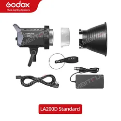 Godox LA150D LA150BI 190W LA200D LA200BI 230W LCD Panel LED Video Light Continuous Output +APP Control Bowens Mount Studio Light