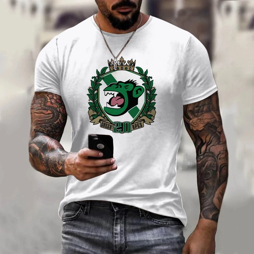 

20 New Maccabi Haifa Tshirt Men's T-shirts 3d Print T Shirt Sports Short Sleeves Israel T Shirts Breathable Tops Mens Clothing