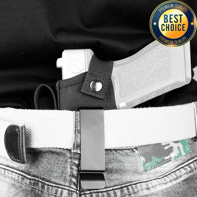Tactical Pistol Handgun Holster Hunting Magazine Slot Holder