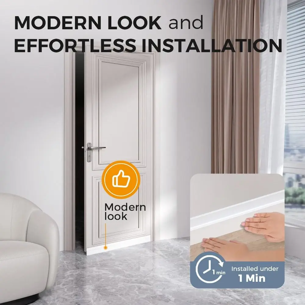 Soundproof Self-Adhesive Door Sealing Strip for Insect and Draft Prevention