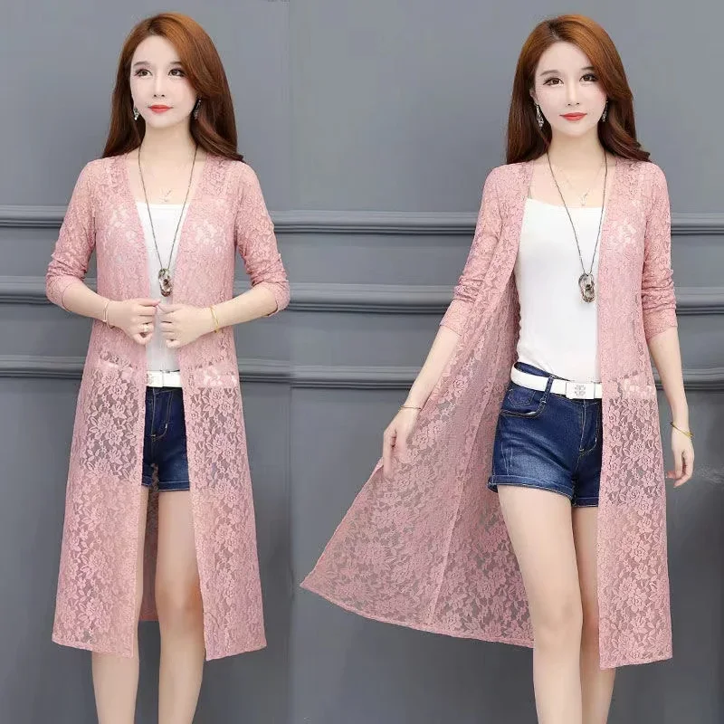 

Fashion Knitted Cardigan Loose Hollow Long Sleeve Women Sweater Female Cardigans Women's Coats Sweaters Outerwear