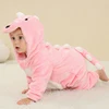 Red Dinosaur Costumes Newborn Baby Rompers Toddler Cosplay Clothes Kigurumi Boy Girls Pajamas Animal Cute Romper Unicorn Onesies 2