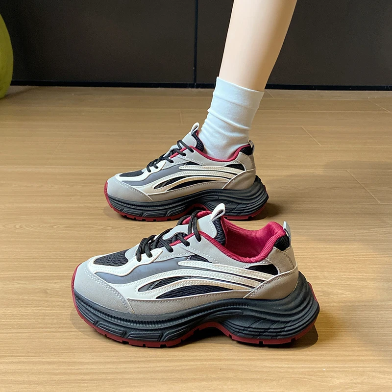 Women's Breathable Comfort Lightweight Casual Sneakers Sports Running Tennis Fitness Gym Jogging Walking Shoes for Lady 2