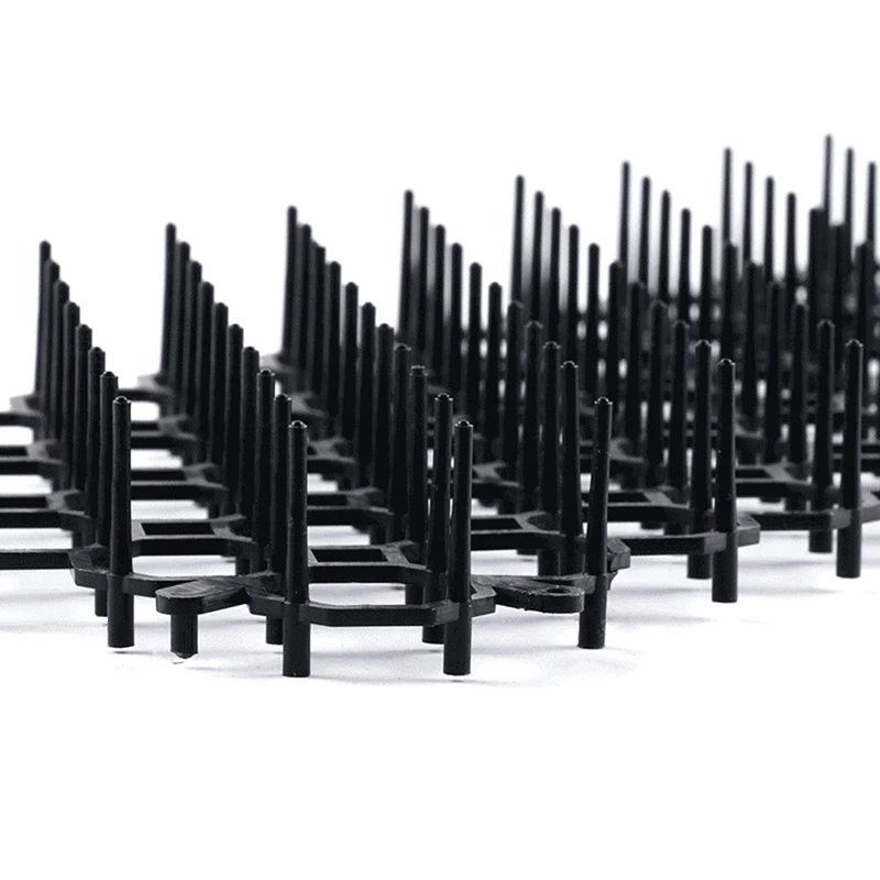 Black Garden Cat Scat Mat Anti Cat Dog Repellents Mat Deterrent Spike Prickle Strip Dig Stop Outdoor Garden Supplies