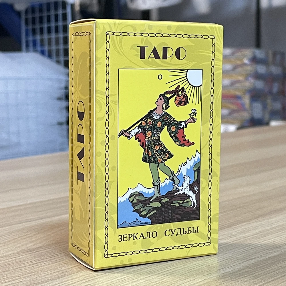 Russian Tarot Classic Affirmation Cards Learning Deck Taro