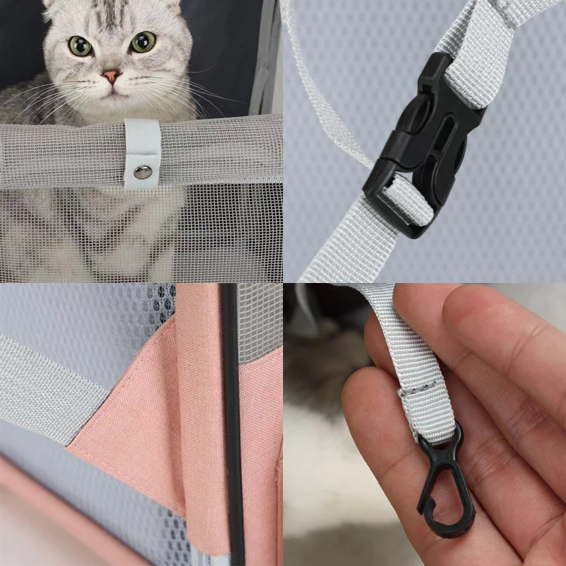 Pet Supplies Cat Backpack Carrier, ideal for small animals and puppies, veterinary transport, Fully ventilated design