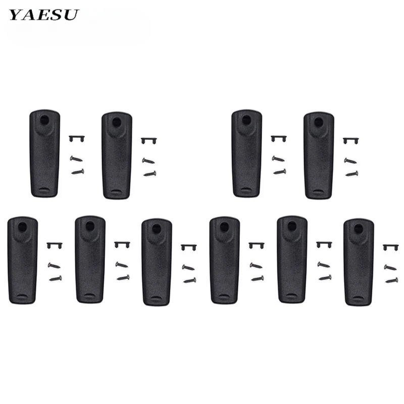 10Pc Yaesu Shb-13 Clip Da Cintura Con Viti Per Vx-8R Vx8E Vx-8Dr Vx-8De Vx-8Gr Vx-8Ge Radio Sbr-14Li Fnb-101Li 102Li Batteria Agli Ioni Di Litio
