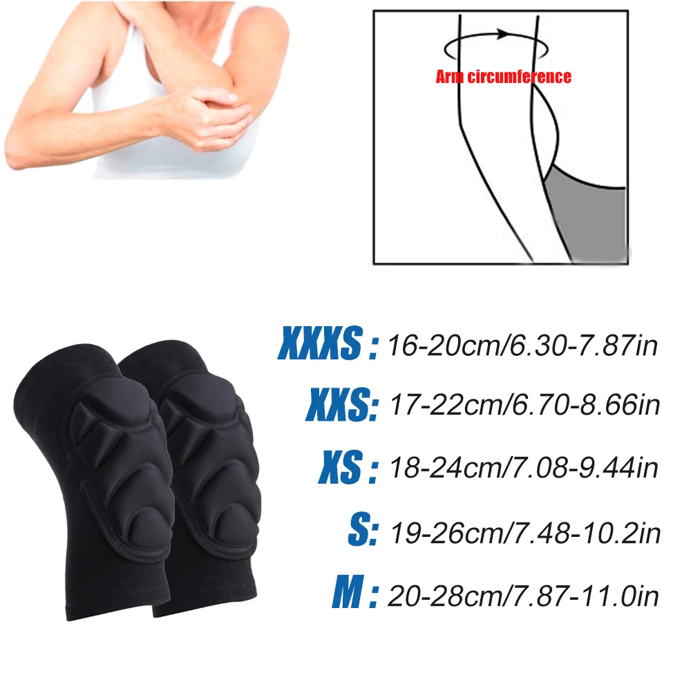 Kids Knee Pads and Elbow Pads Set 1Pair Toddler Soft Protective Gear Sport Protective Kneepad Skate Football Volleyball Cycling