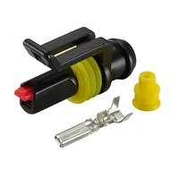 1Pin Waterproof AMP Auto Connector 18AWG M/F 1.5mm Term Quick Disconnect for Car Truck VehicleDJ7011-1.5-11/21 282079-2/282103-1 5