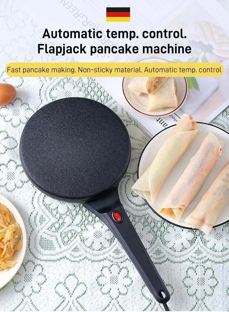 Non Stick Crepe Pan Finger Pie Pancake Pan For Cooking, Flat Skillet For  Tortillas, Omelette, Pancake Maker - AliExpress