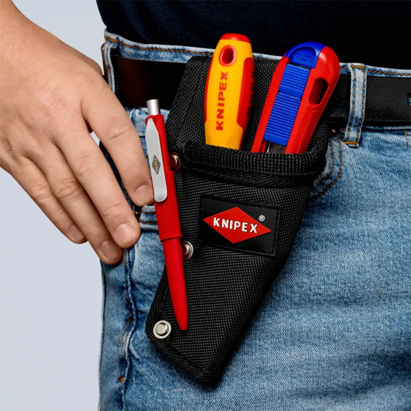 KNIPEX 00 19 75 LE Multi-purpose Belt Pouch Ideal Form for The Angled Electricians\' Shears 95 05 20 SB