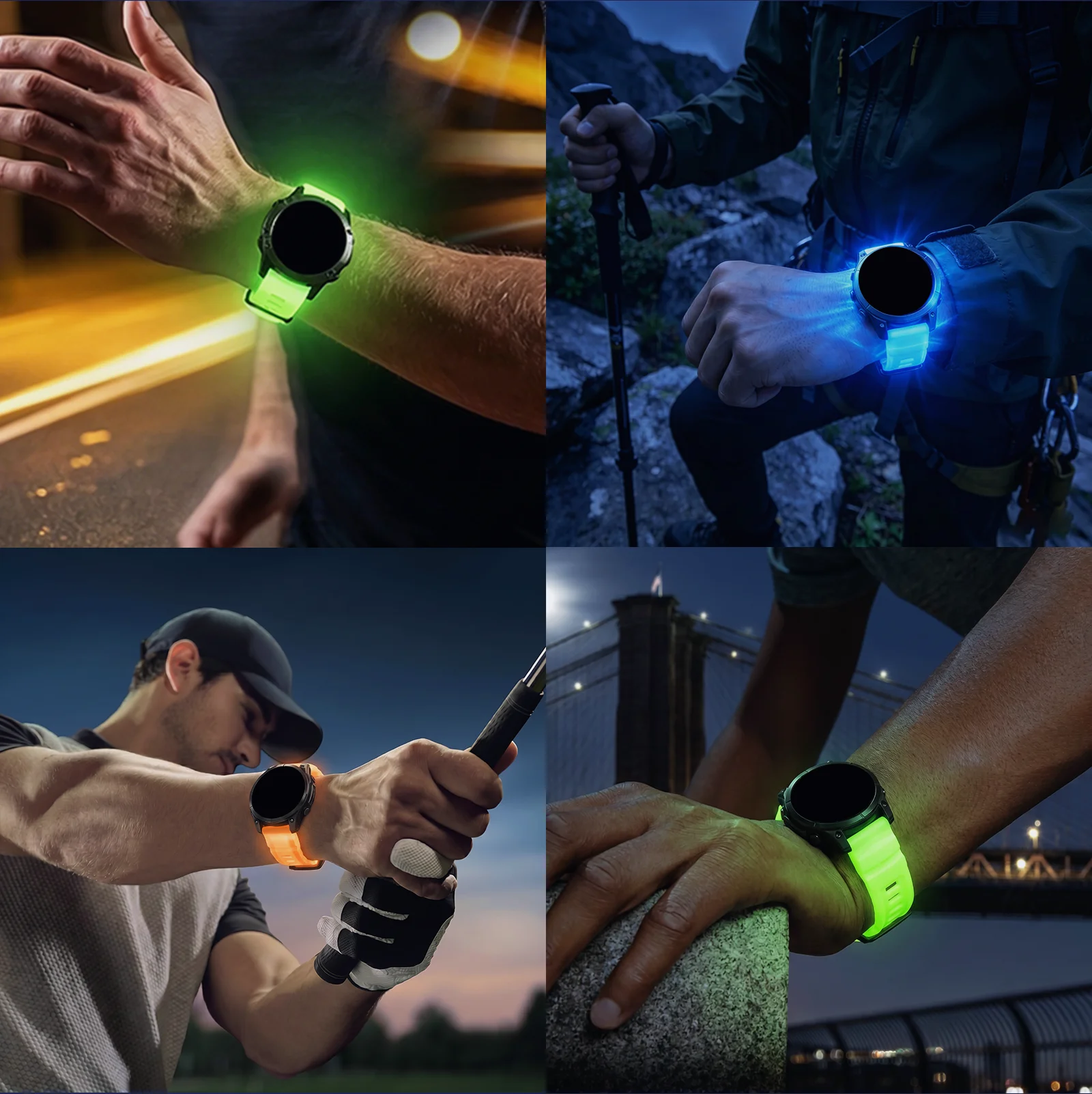 Luminous Silicone Watch Band - Premium Fit & Comfort