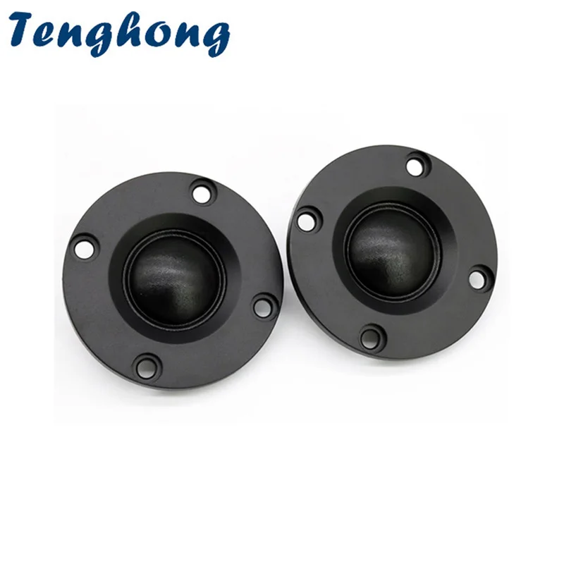 Tenghong 2Pcs 2 Pollici 4 Ohm 8 Ohm 10W Hifi Tweeter Silk Dome Treble Speaker Unit Per Home Audio Altoparlante Fai Da Te