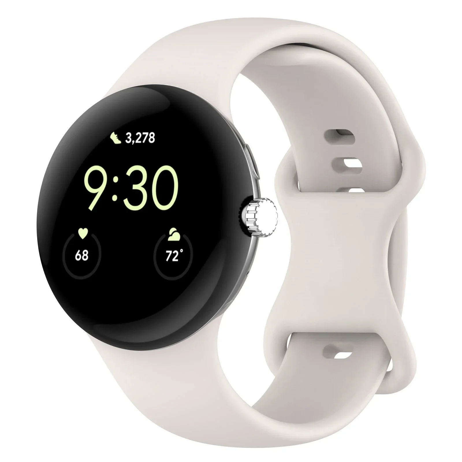 Premium Silicone Sports Strap for Google Pixel Watch – Elegant Wristband Accessory