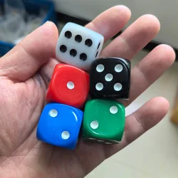 Set of 5 Large Rounded Corner Dice for Tabletop Games and Party Fun (5PCS Assorted)