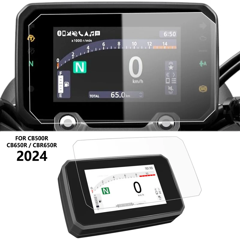 Motorcycle Screen Protector For Honda CB500R CBR650R CB 500R CB650R CB 650R Motorcycle Scratch Cluster Screen Dashboard Protection Instrument Film