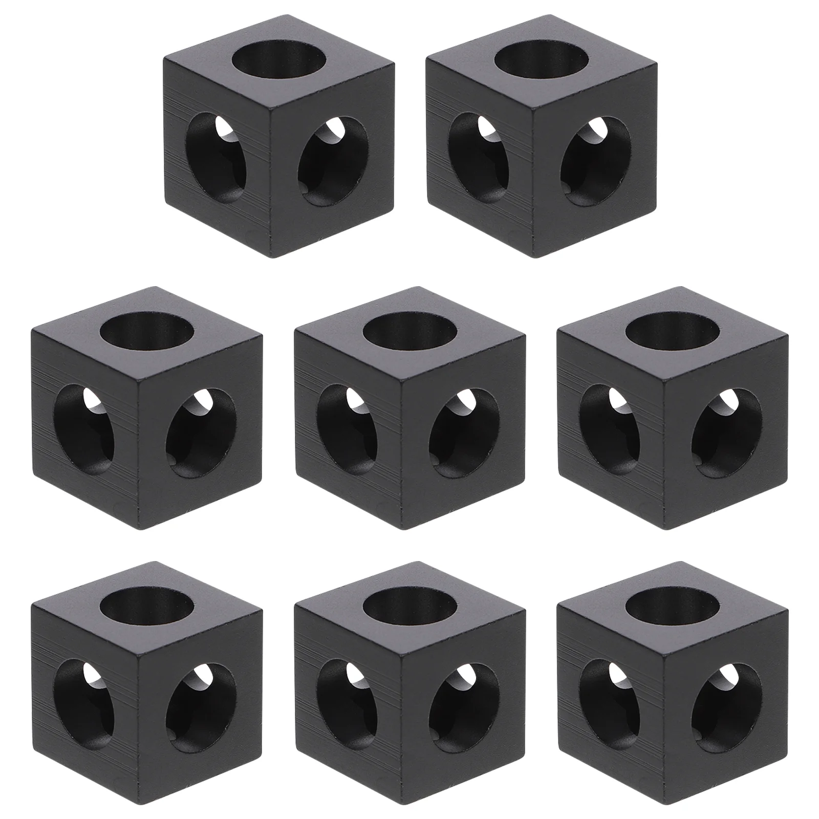 

8 Pcs Aluminum Extrusion Groove Accessories Brackets Fastener Corner Connectors Angle Alloy