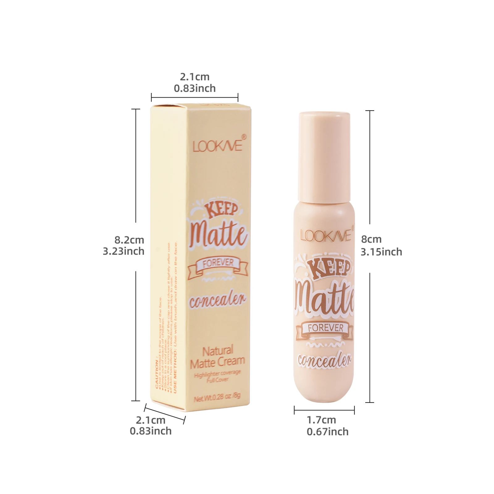 Waterproof Liquid Concealer Foundation Cream, Lasting Full Coverage, Acne Spot, Dark Circles, Dark Concealer, Face Makeup Cosmetic, sponge head concealer liquid concealer makeup concealer waterproof concealer face concealer concealer foundation cream