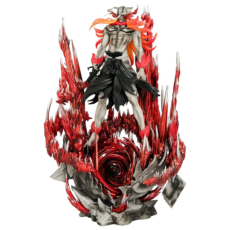 thumbnail image 1 of 33cm Anime Figure Kurosaki Ichigo Ulquiorra Cifer Battle Ver. PVC Action Figure GK Statue Collection Model Kids Toys Doll Gifts, 1 of 4