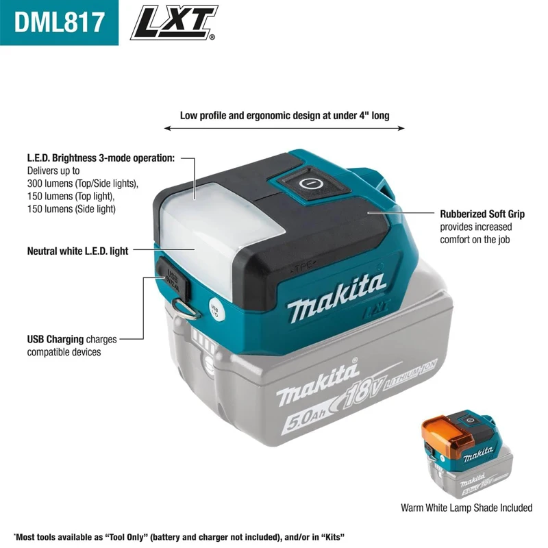 Lampe de travail sur accu MAKITA DML807
