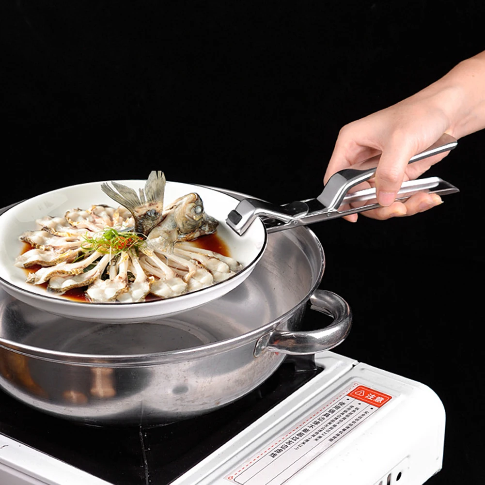 Multi-Function Anti-scald Clip Silicone Kitchen Plate Bowl Dish Pot Holder Anti-hot Clip Lifter Kitchen Accessories Gadget