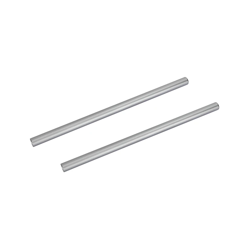 HDRIG 2Pcs Dia 15mm Aluminum Tube Rod 10cm 20cm 25cm 30cm for Follow Focus Lens Support Rig Rail Cage System SLR Cameras Studio