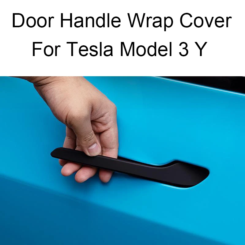 

4 шт., Защитная Наклейка для ручки двери Tesla Model 3 17-22