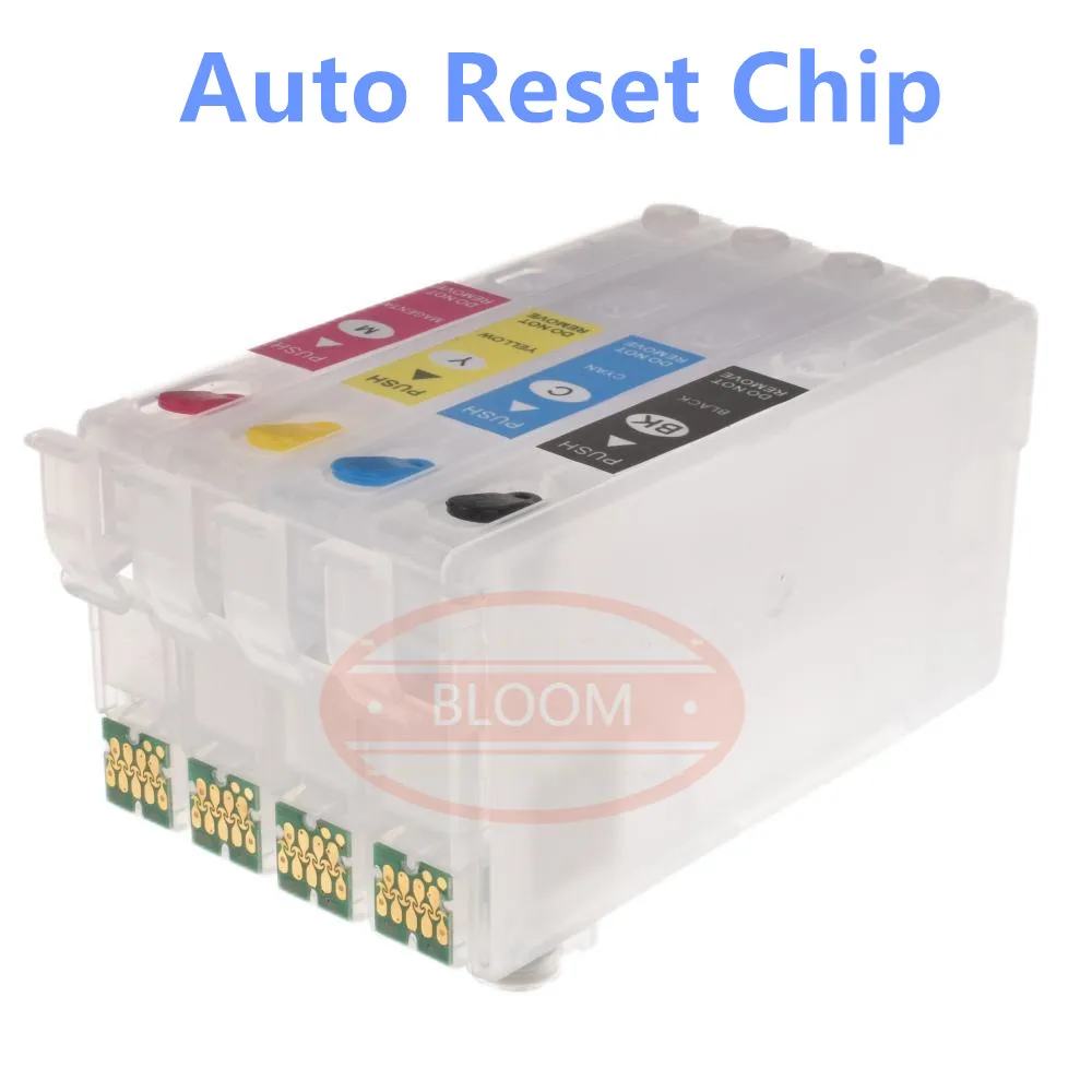 Nova Europa 407xl 407 T407 T407xl Cartucho de Tinta Recarregáveis Arc Chip para Epson Workforce Wf4745 Wf7841 Impressora