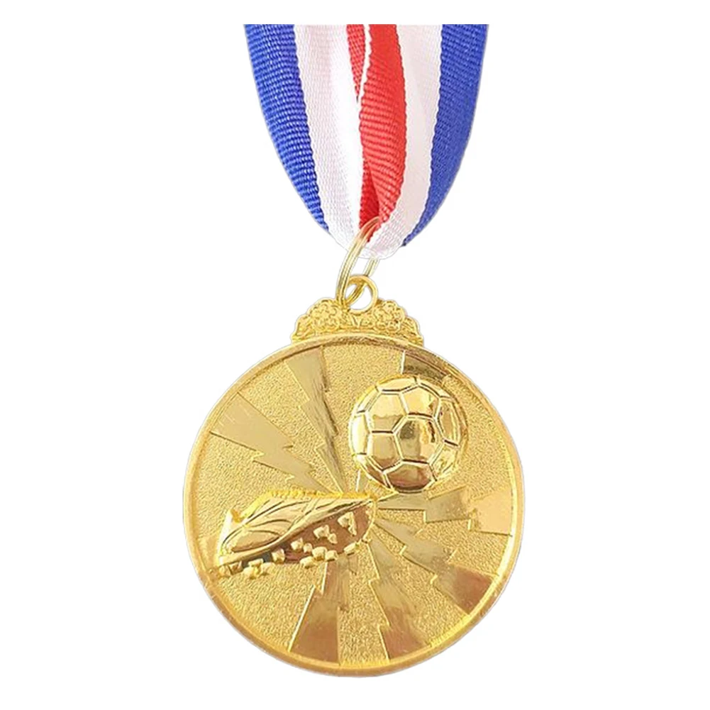 Soccer Medals Gold Silver Bronze Award Medals 2 Inch Metal Winner Zinc Alloy Football for Party Favors award medals